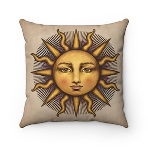 Square Pillow 20x20 - Litha Midsummer Sabbat