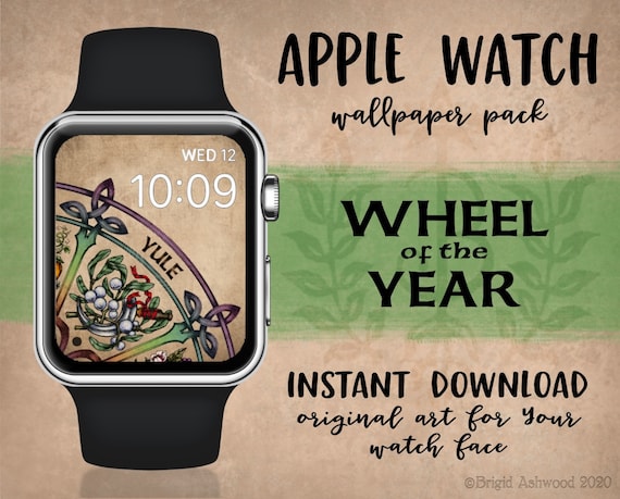 Apple Watch Wallpaper Apple Watch Face Pagan Wheel Of The Etsy
