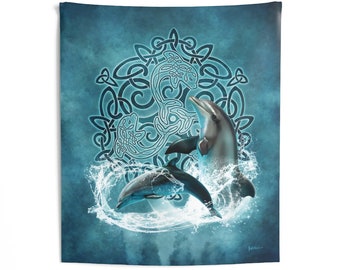 Celtic Dolphin Wall Tapestry