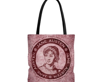 Tote Bag 18x18 - Jane Austen Book Lover