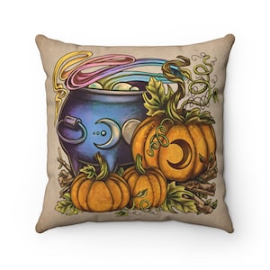 Square Pillow 20x20 - Samhain Haoween Sabbat