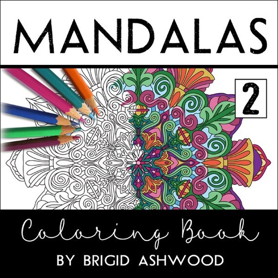 Mandalas 2 Coloring Book | Etsy