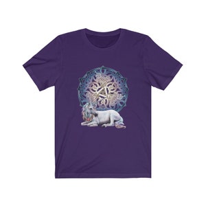 Unisex 100% Cotton T-Shirt - Celtic Unicorn