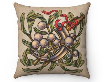 Square Pillow 20x20 - Yule Sabbat