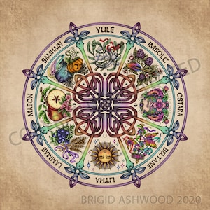 Altar Cloth | Tarot Cloth | Tarot Spread | Tarot Reading | Wheel of the Year Color Scarf