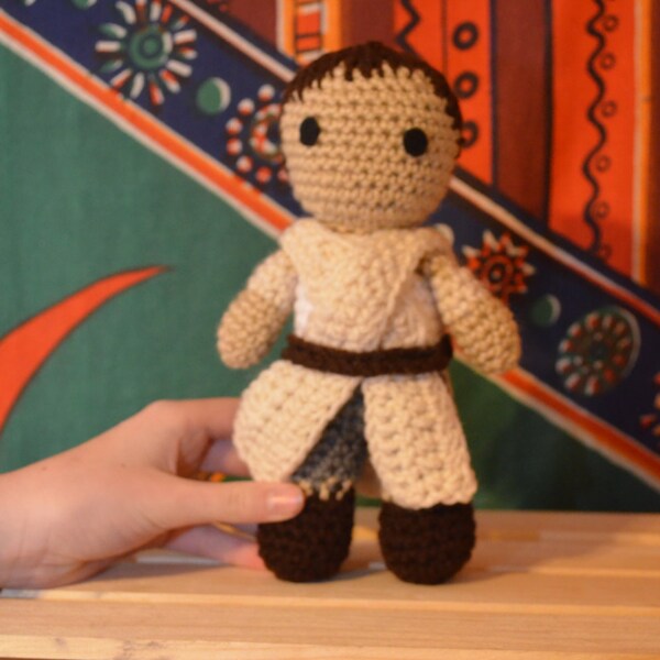 Star Wars Episode 7 VII Crochet Rey Doll 8"