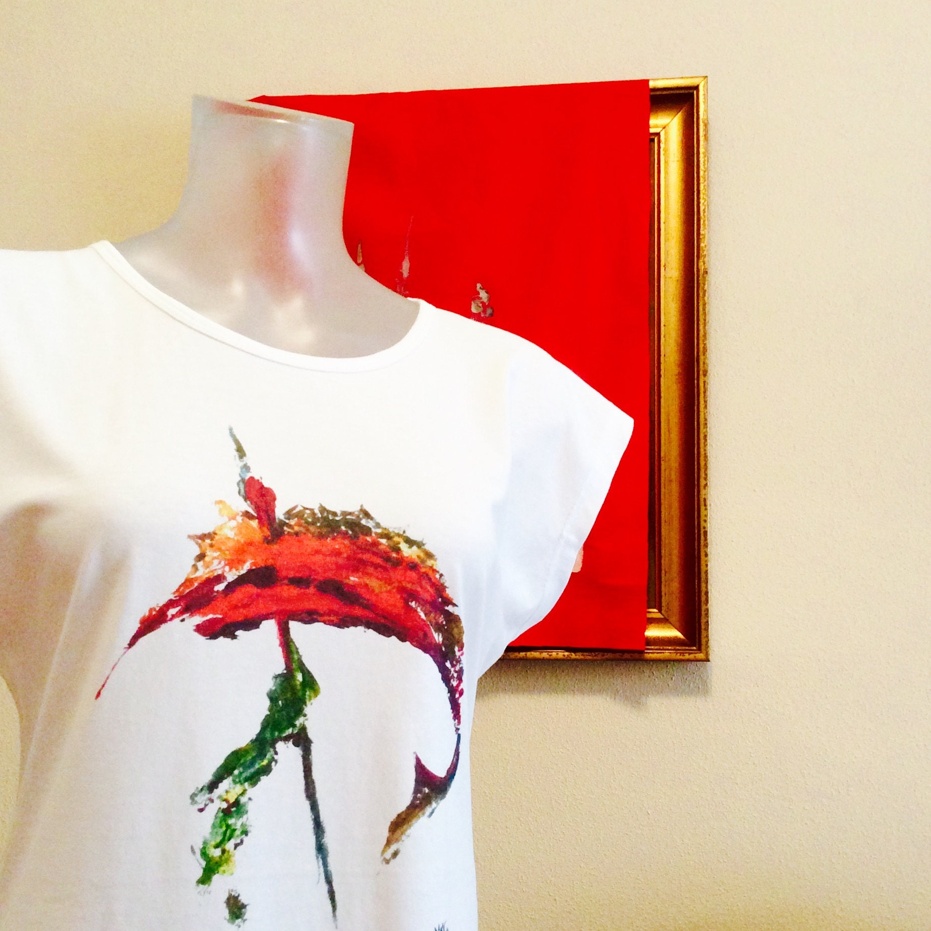 Acrylic paint 2024 on shirt