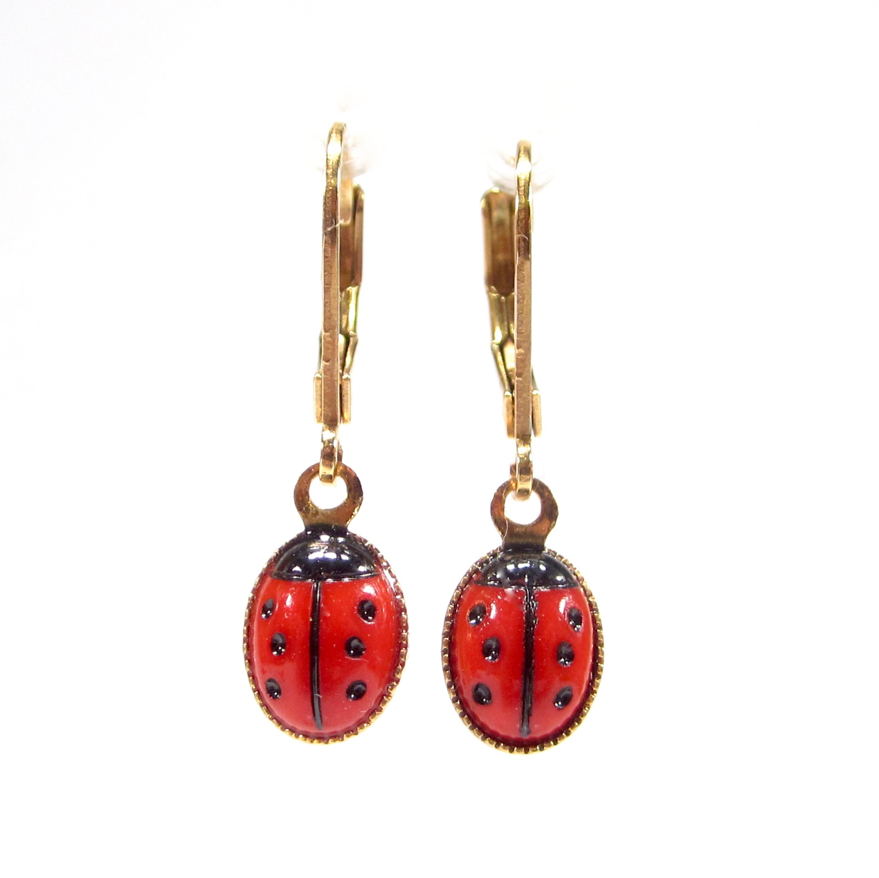 PAIRE DE BOUCLES D'OREILLES ANCIENNE EN NACRE A CLIPS OU PINCES DN3429