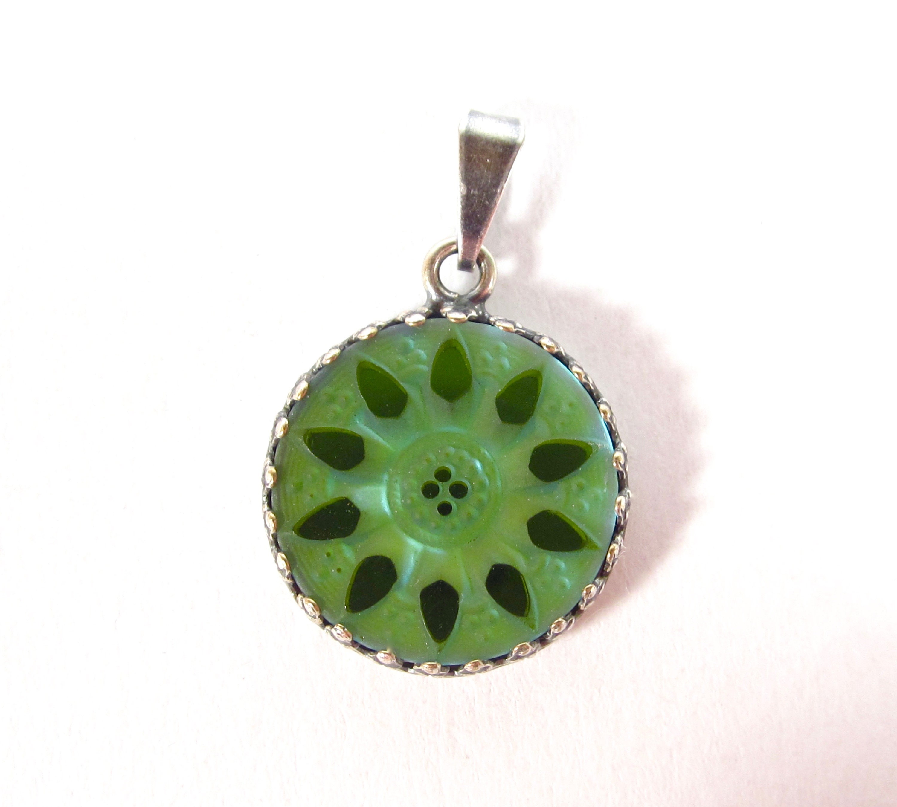 Colorful Flower Pendants Sunflower Vintage Pendants Bohemia Etsy UK