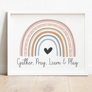 DIGITAL FILE, Homeschool Decor, Homeschool Wall Art, Classroom Decor, Homeschool Room, Homeschool Family, Christian Classroom, TASH