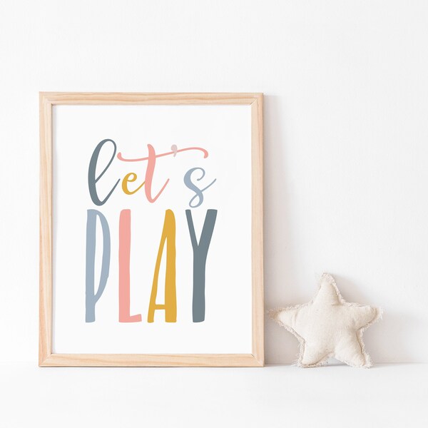 Playroom Wall Art Etsy