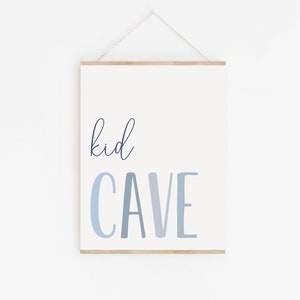 Kids Cave Printable, Playroom Decor, Kids Room Decor, Kids Wall Art ...