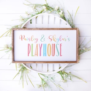 DIGITAL FILE, Personalized Playroom Printable, Playroom Decor, Playroom Sign, Kids Room Decor, Toddler Wall Art, Wall Art for Kids