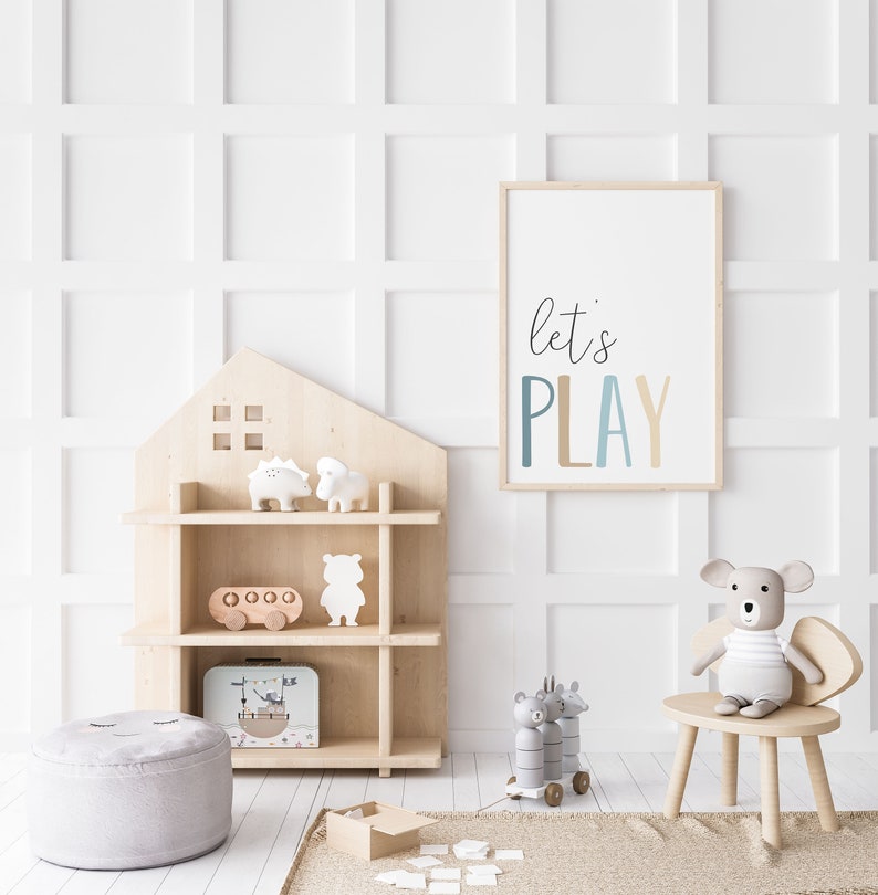 Set of 2 Prints Download Playroom Prints Kids Room Decor Etsy