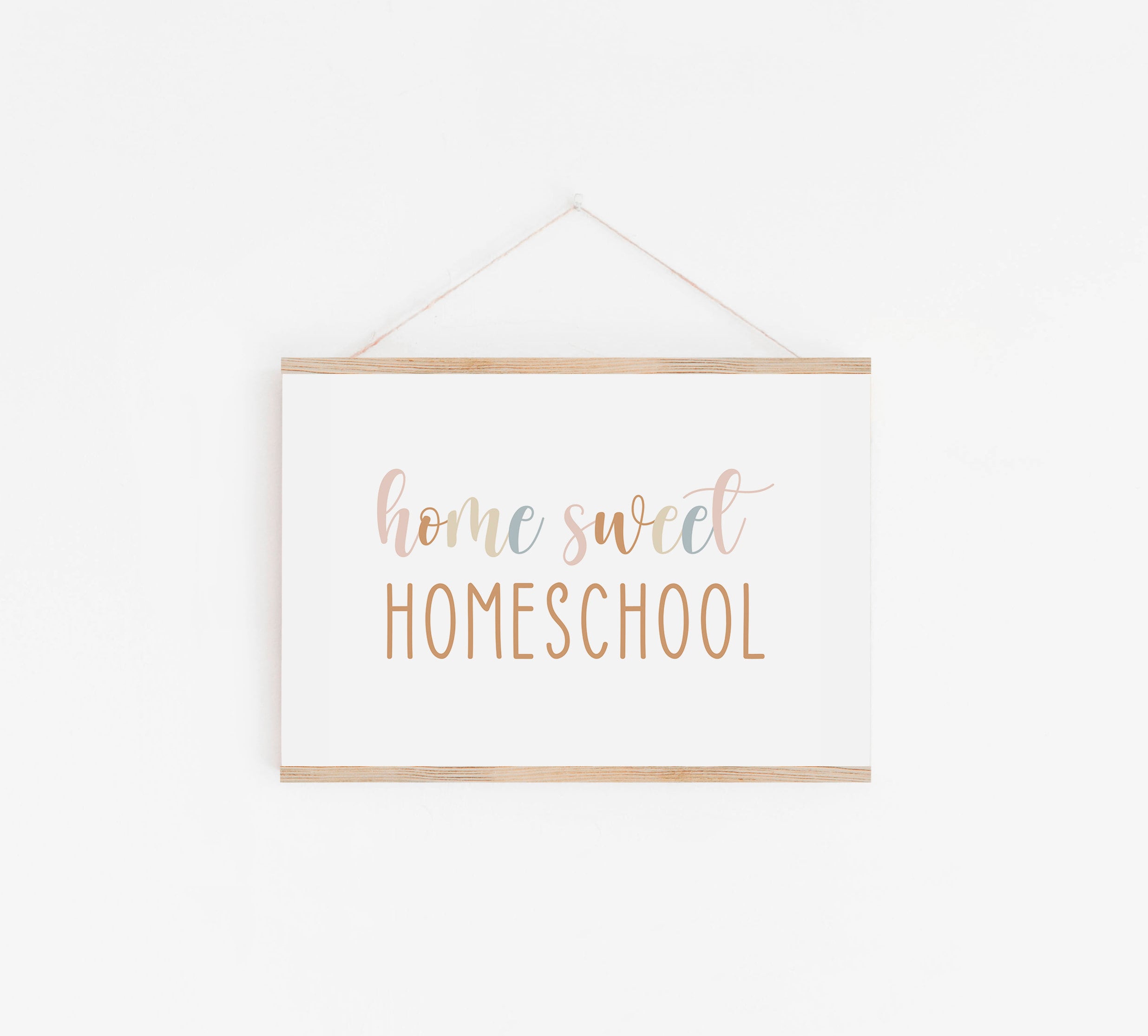 Home Sweet Homeschool Printable Home Sweet Homeschool Sign | Etsy