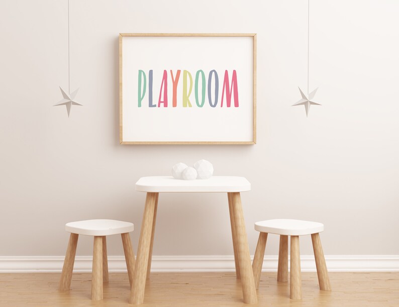 Playroom Print Playroom Wall Art Playroom Decor Kids Room Etsy