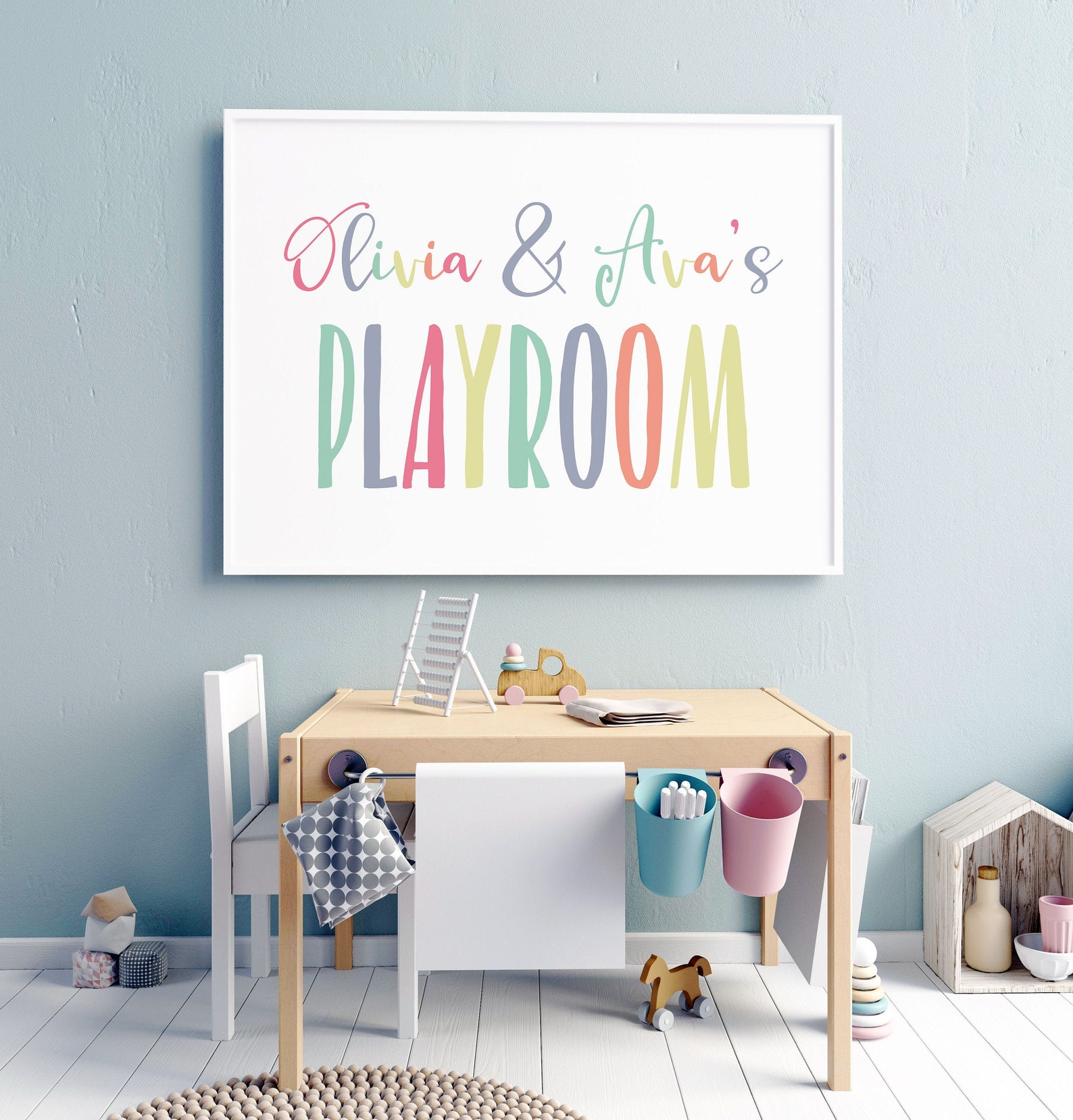 Personalized Playroom Printable Playroom Prints Playroom Etsy