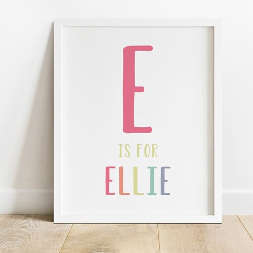 DIGITAL FILE Name Print Printable Name Art Name Wall Decor - Etsy