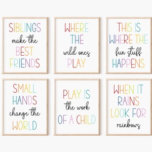 DIGITAL FILES, Playroom Wall Art, Playroom Wall Decor, Kids Room Decor, Kids Wall Art, Wall Art for Kids Room, Kids Room Wall Art, CARIN