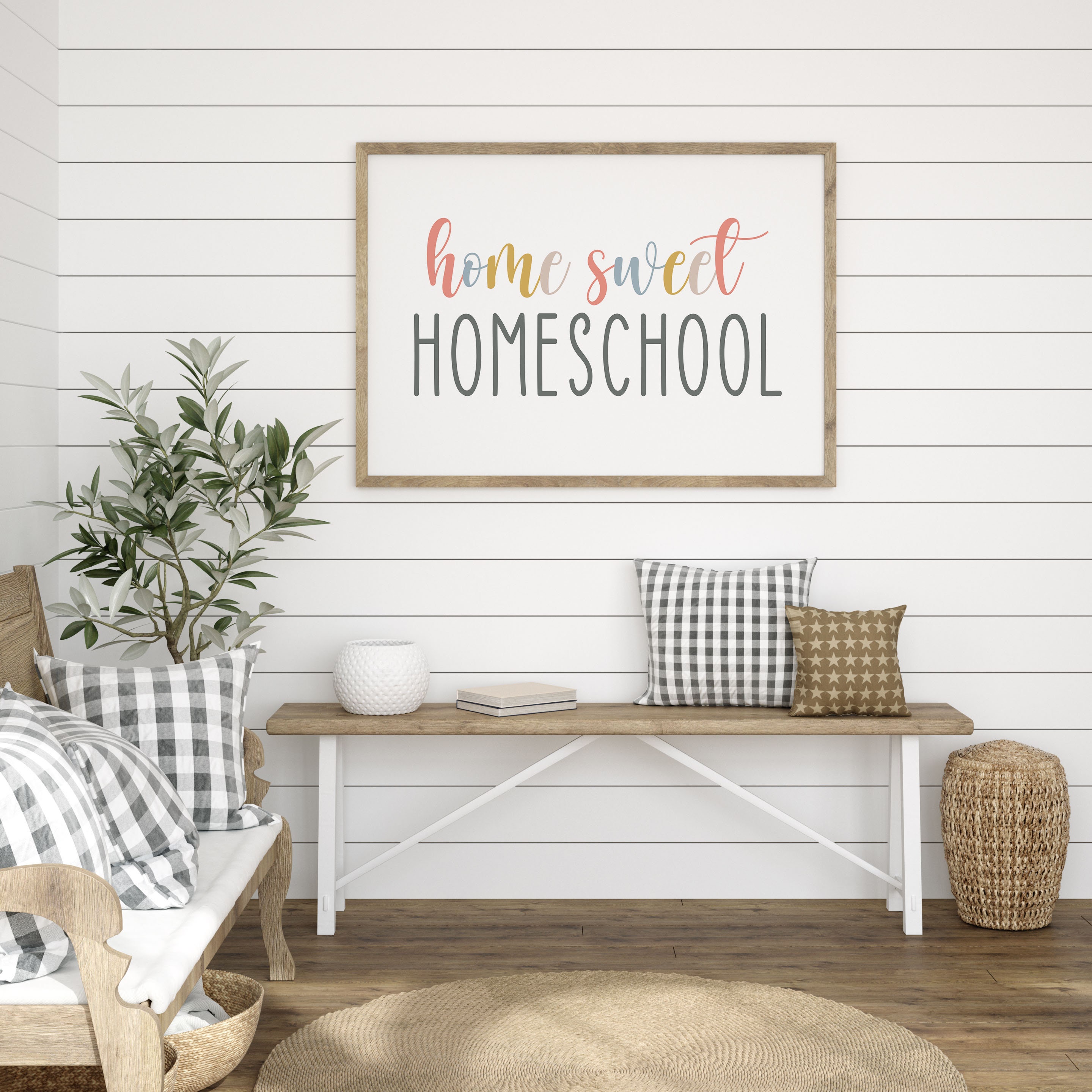Home Sweet Homeschool Printable Home Sweet Homeschool Sign | Etsy