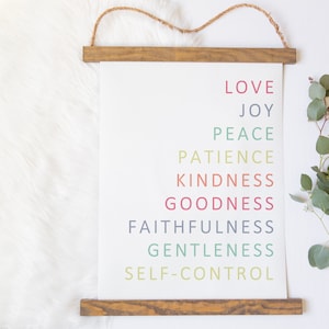 Galatians 5:22-23, Fruit of the Spirit Printable, Bible Verse Print, Scripture Print, Christian Nursery Print, Bible Verse Wall Art, PR234