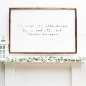 Charles Spurgeon Sign, Charles Spurgeon Quote, Christian Wall Art, Christian Printable, Christian Home Decor, Christian Quotes, Faith Prints