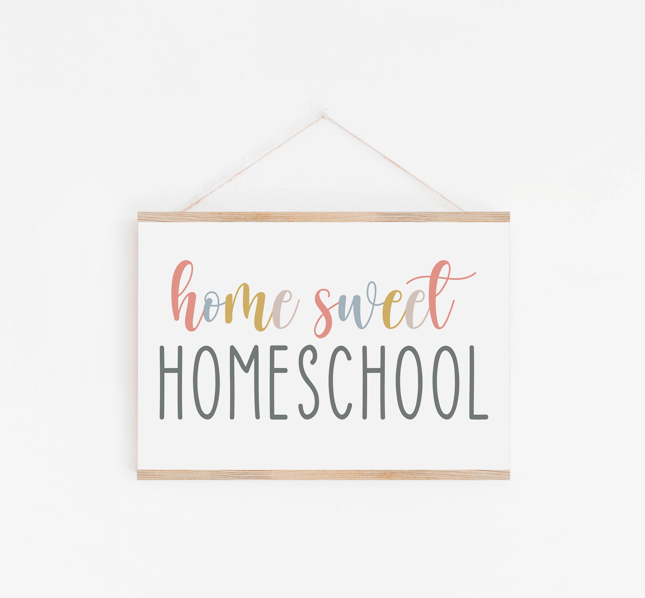Home Sweet Homeschool Printable Home Sweet Homeschool Sign | Etsy