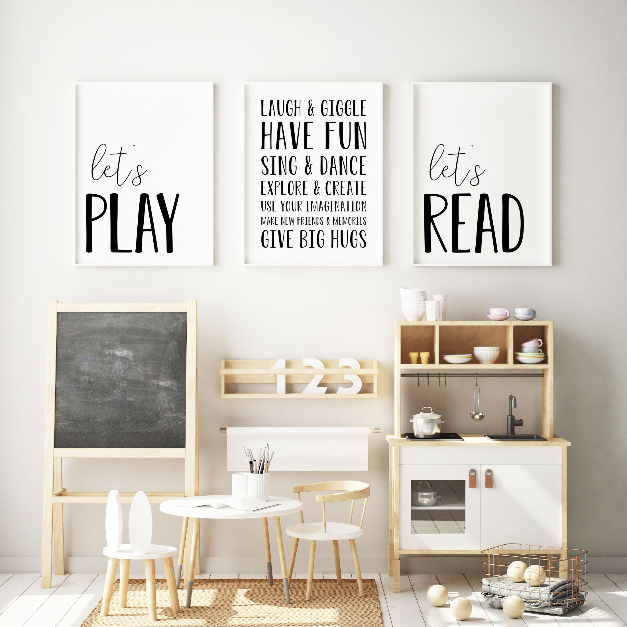 DIGITAL FILES Playroom Wall Decor Playroom Printables Etsy UK