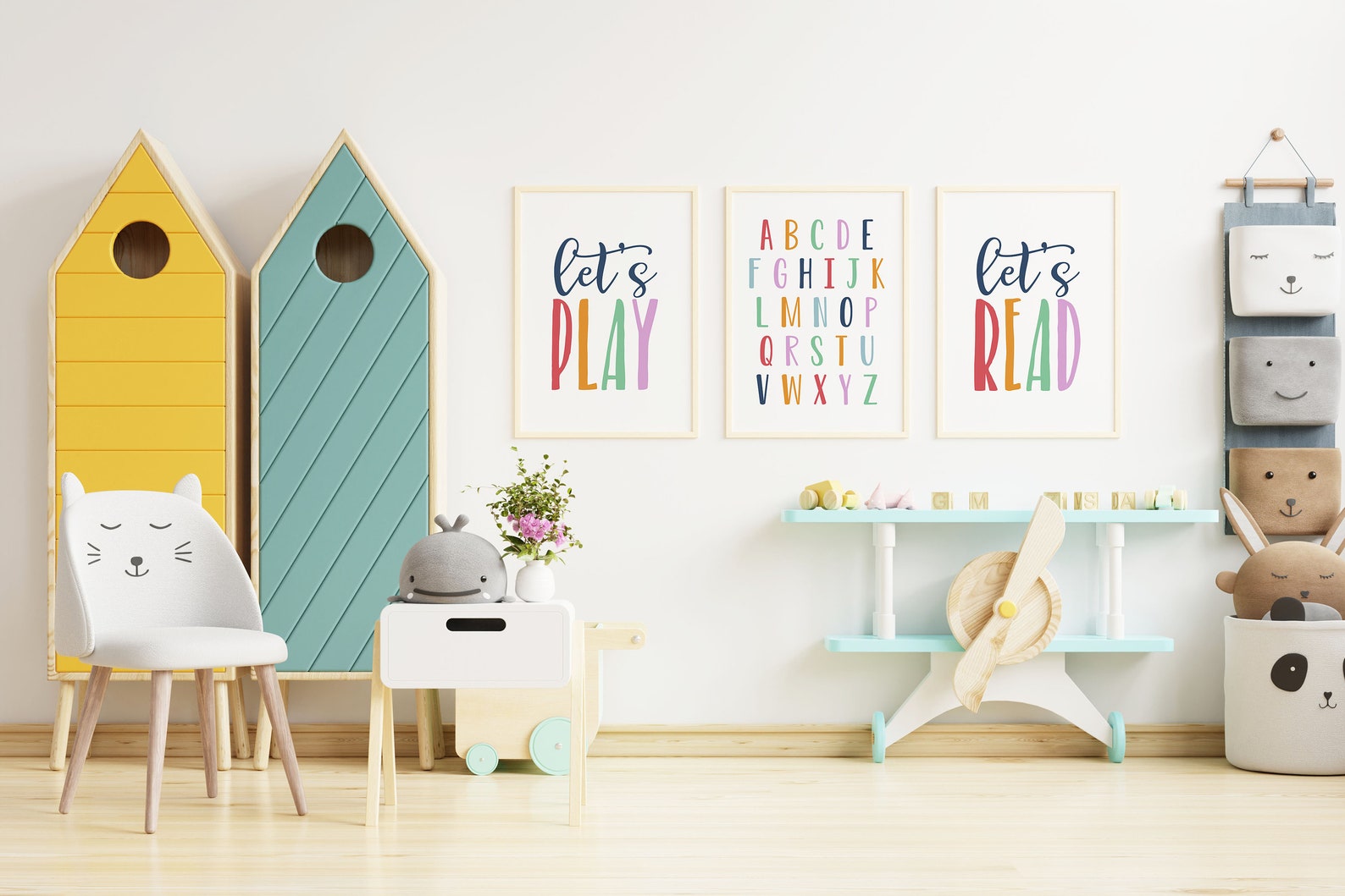 DIGITAL FILES Set of 3 Playroom Prints Playroom Decor - Etsy
