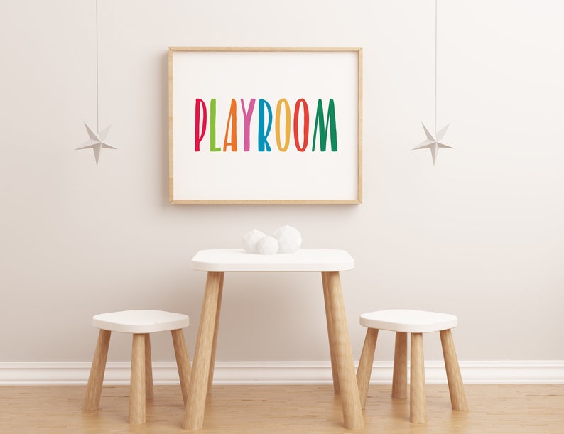 Playroom Print Playroom Wall Art Playroom Decor Playroom Etsy