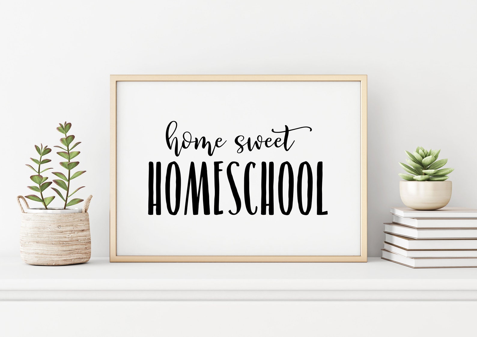 Home Sweet Homeschool Printable Home Sweet Homeschool Sign | Etsy