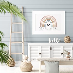 DIGITAL FILE, Homeschool Decor, Homeschool Wall Art, Classroom Decor