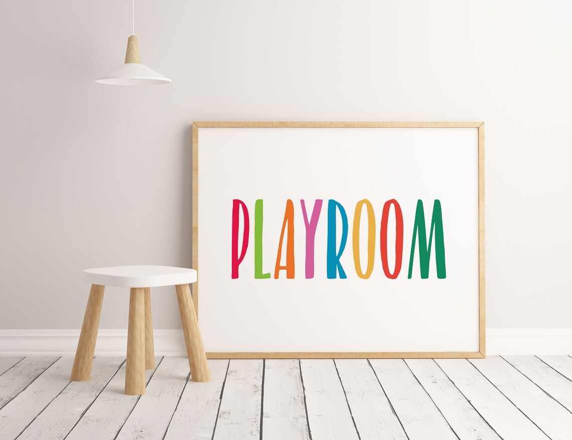 Playroom Print Playroom Wall Art Playroom Decor Playroom - Etsy