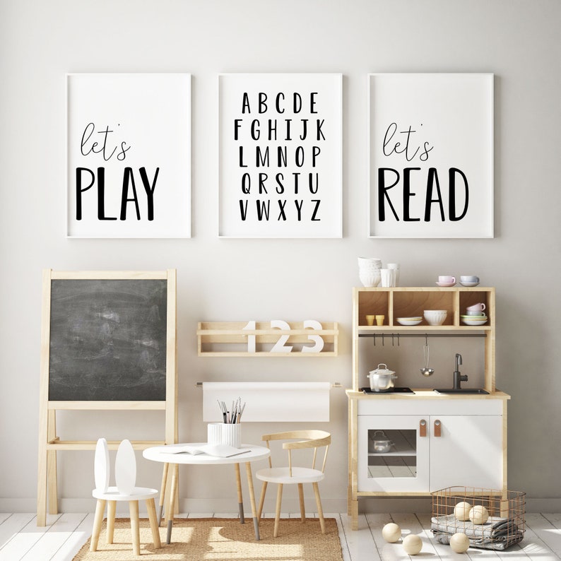 DIGITAL FILES, Classroom Posters, Playroom Wall Decor, Playroom Decor, Kids Wall Decor, Kids Room Decor, Kids Signs, Homeschool Decor 