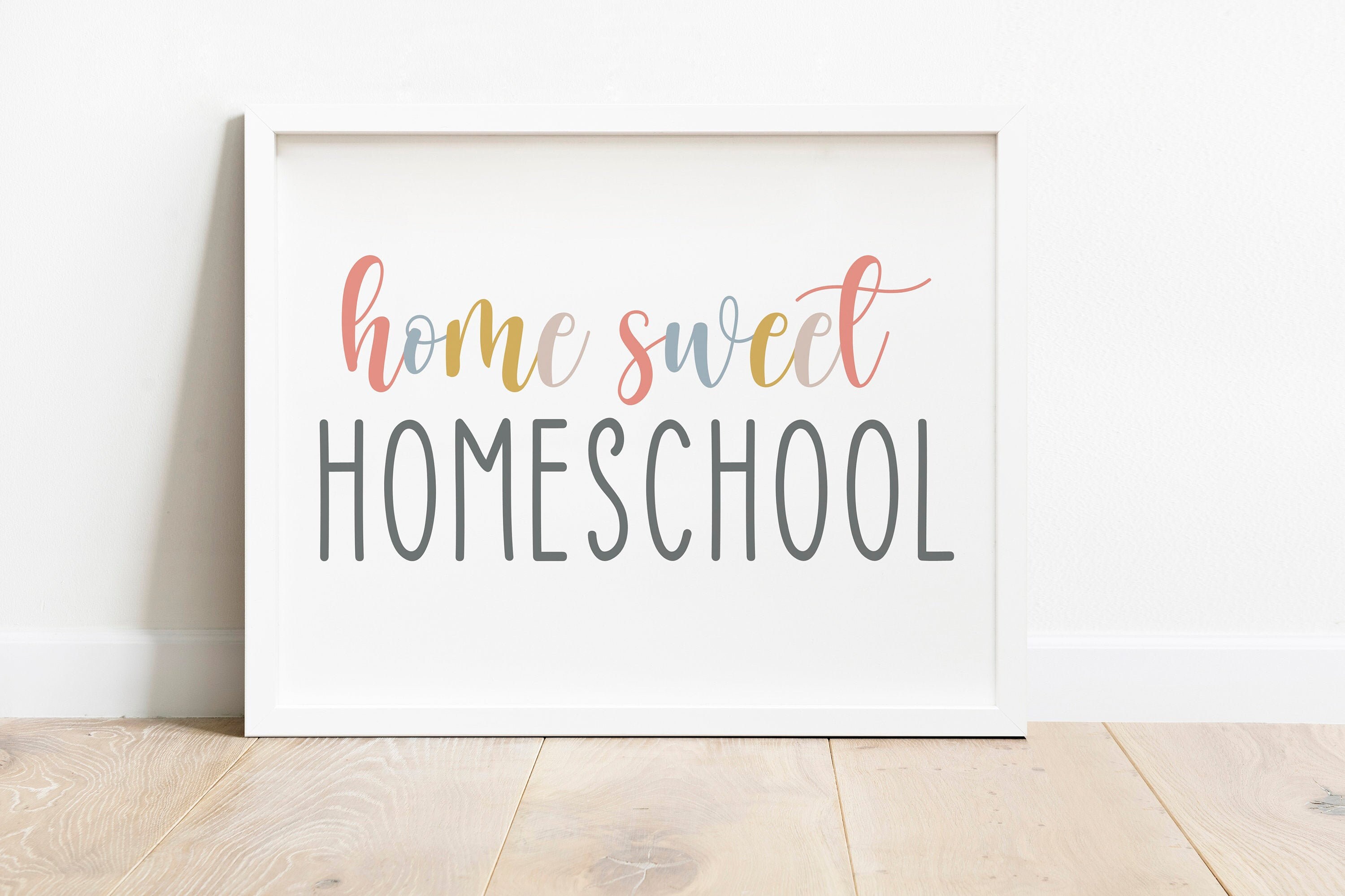 Home Sweet Homeschool Printable Home Sweet Homeschool Sign | Etsy