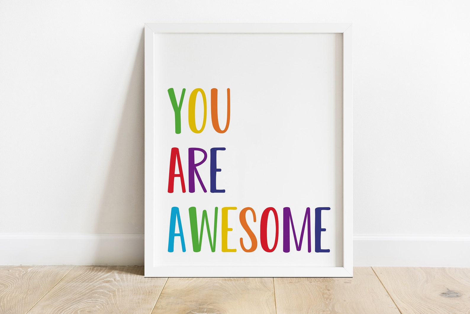 DIGITAL FILE You Are Awesome Sign Quotes for Kids Playroom Etsy
