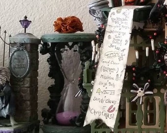 Disneyland Haunted Mansion Holiday Banner Scrapbook Border Embellishment