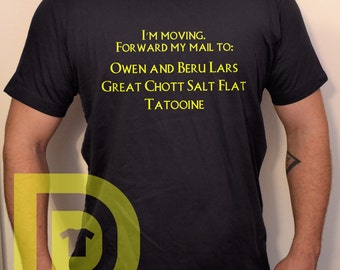 Star Wars - Luke Skywalker Tatooine - I'm Moving In Shirt