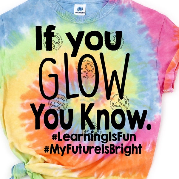 School Teacher Glow Party - Let's Go Crazy - SVG Design File - Glow Party Fun - Custom Party Shirt