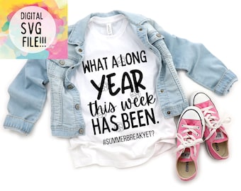 Ende des Schuljahrs Lehrer Shirt Design -OR - Lehrer Leben - SVG Schnitt Datei - Sommer - Juni Schüler - letzter Tag - lustiges individuelles Shirt