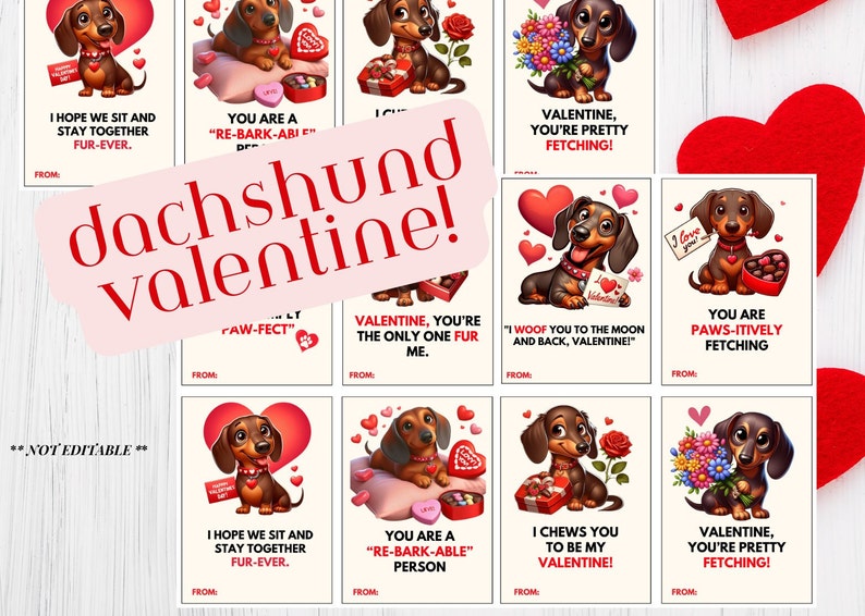 Weiner Dog Valentines Printable Etsy Il 794xN.5651047890 Eww9