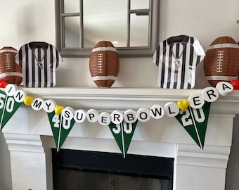 DIY In My Super Bowl Era Garland, Kansas City Chiefs Bracelet Garland (PNG SVG)