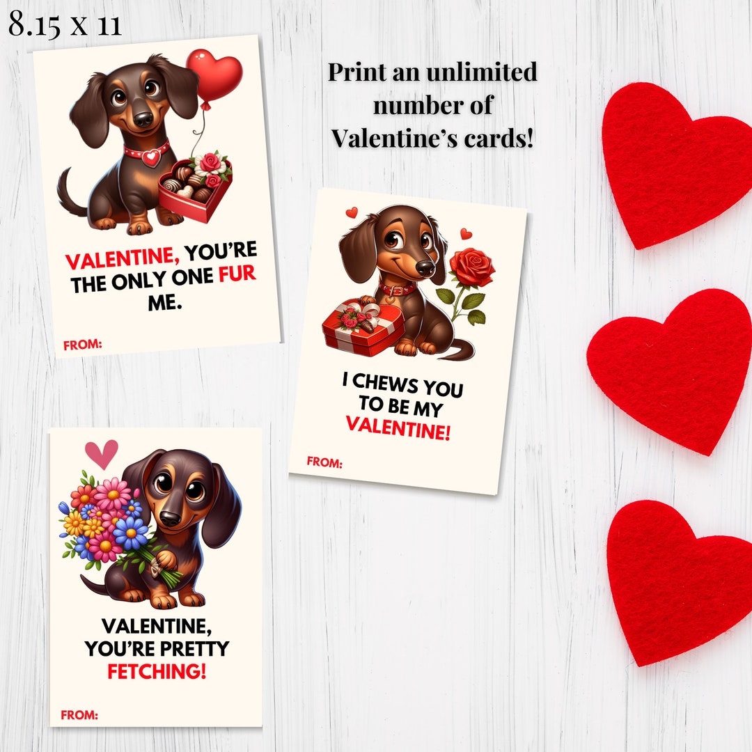 Dachshund Devotion: Weiner Dog Valentines Reign