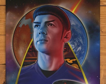 Mr Spock Star Trek: Strange New Worlds Unframed Poster