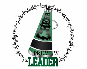 Cheerleader clip art, MANY COLORS, green black cheer clipart, cheerleading graphics, birthday party kits cheerleader t shirts, school cheer