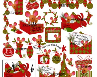 Mouse Tails Hollyberrie Cute Christmas mice Deck the halls with mice and holly, peeking, Naughty is the new nice. Dear Santa, I can explain