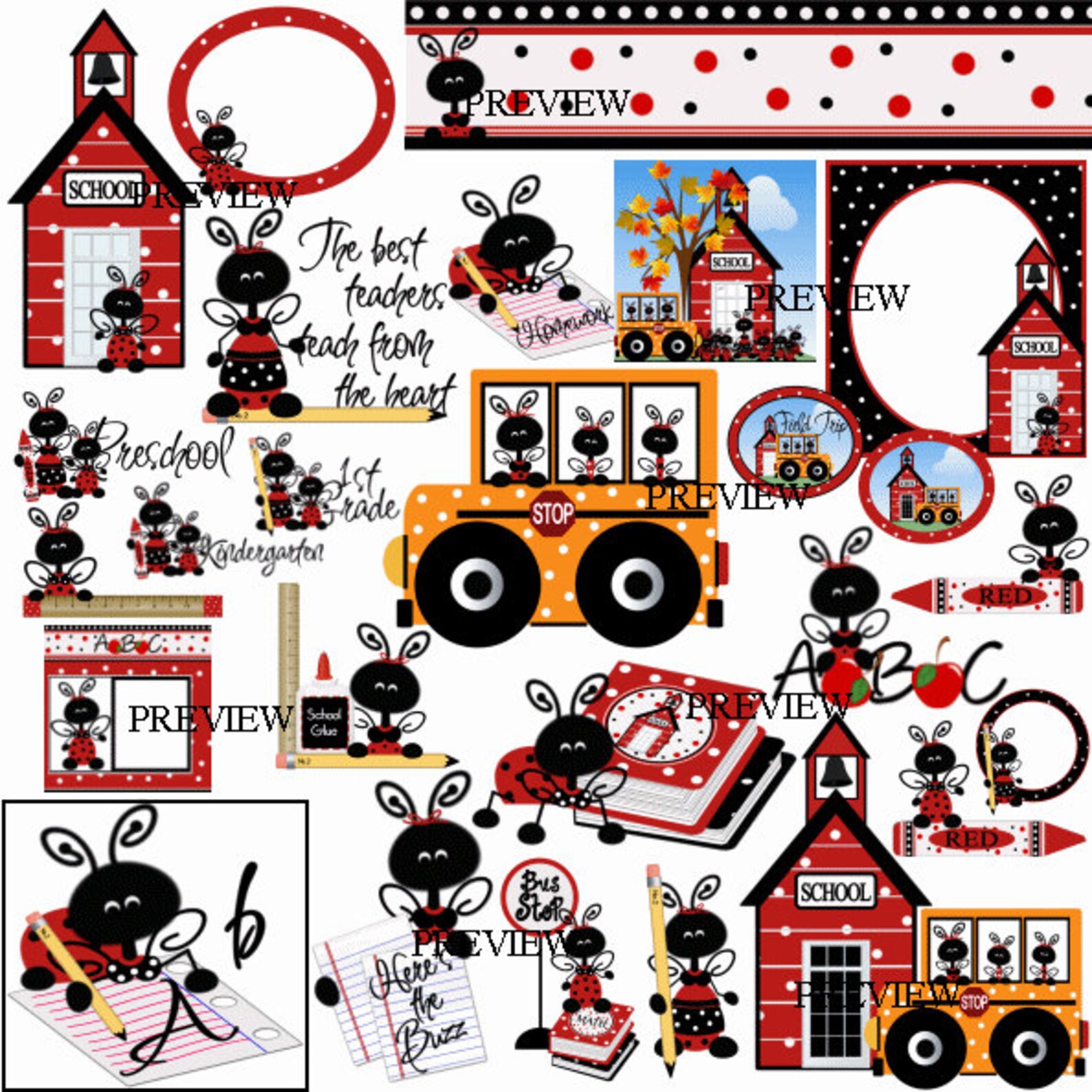 Ladybug School Make Your Own, Activity Sheets, Worksheets, Back to ...
