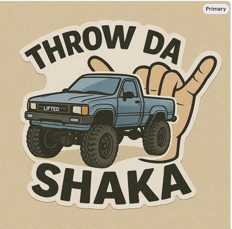 Throw Da Shaka - Etsy
