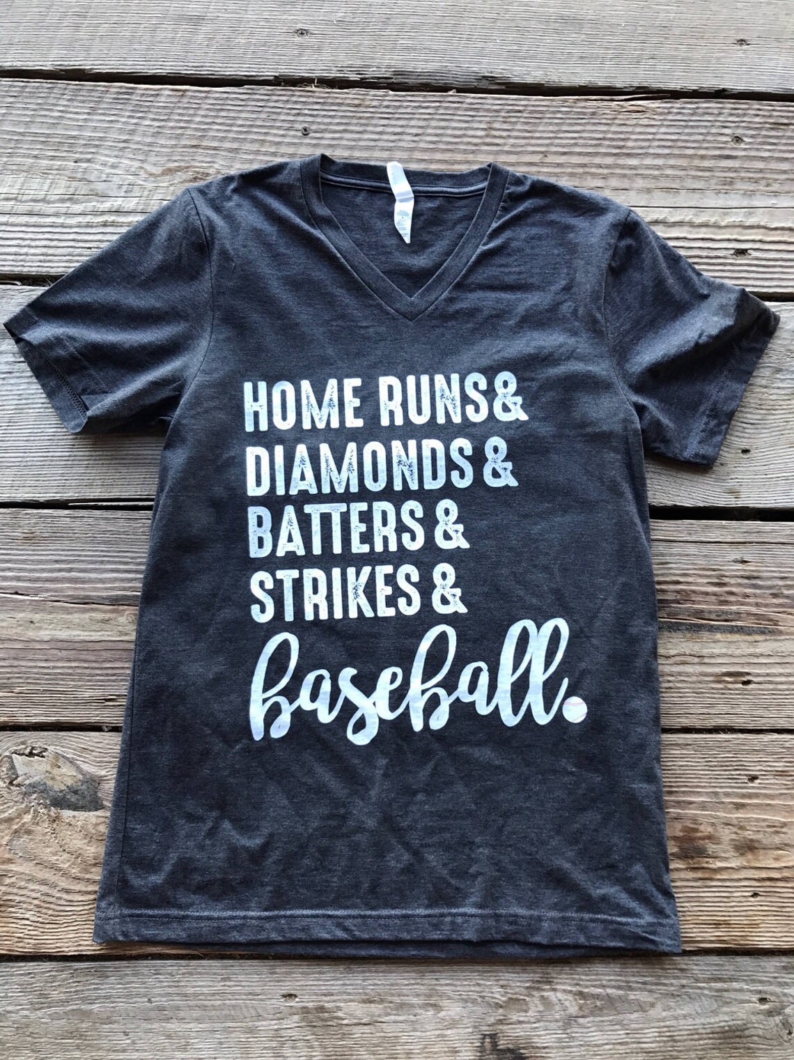 Baseball Shirt/baseball Tee/custom Baseball Shirt/vneck Etsy