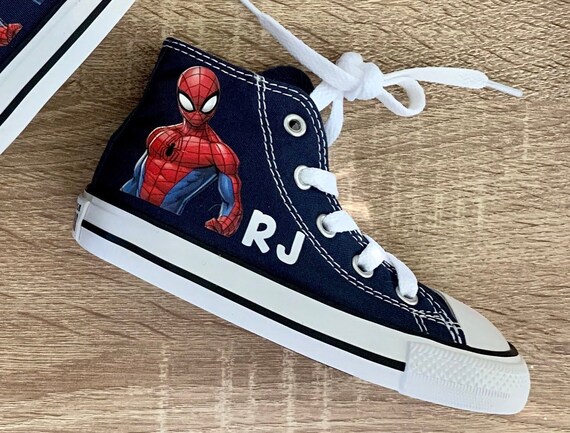 spider man chuck taylors